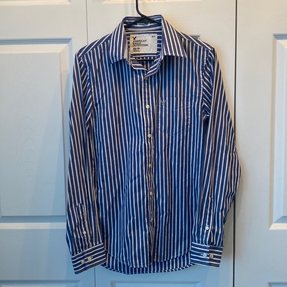 Striped Button Down Shirt